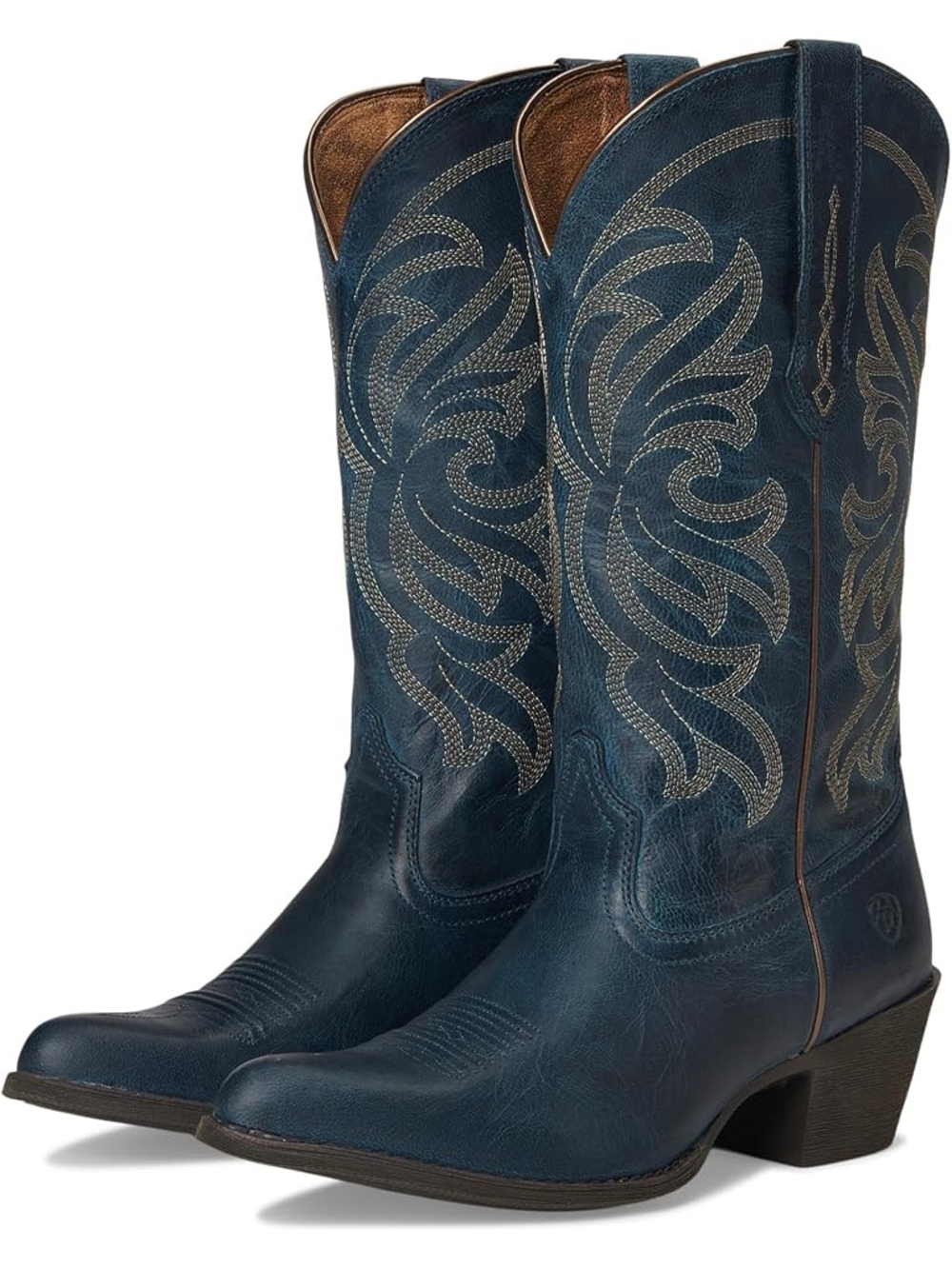 Ariat Heritage Navy Western Cowboy Boots